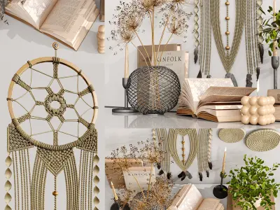 Decor set 004 3D model