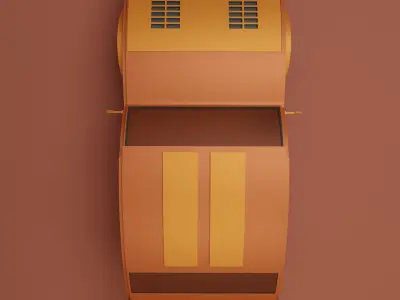 Lowpoly Car 4 Low-poly 3D model