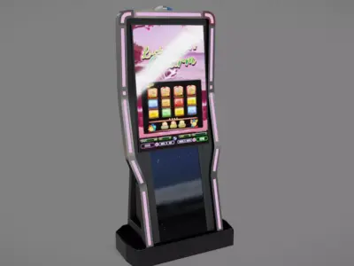 Slot Machine 06 Low-poly 3D model