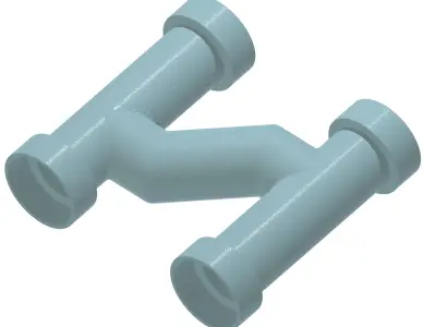 Exquisite PVC Fitting 3D print model