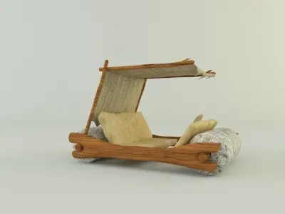 stone age car 3D model