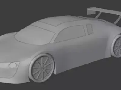 Audi R8 LMS 3D model