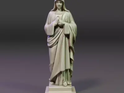 religious statue 3D model