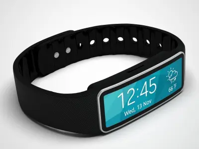 Samsung Gear Fit All Colors 3D model
