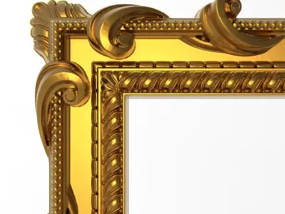 Carved Picture Frame 3D model