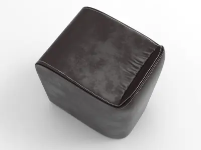 Sive Pouf Low-poly 3D model