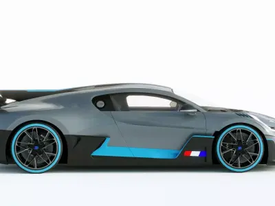 Bugatti Divo 2019 3D model