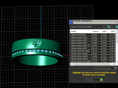ROUND RING PANDANT 3D PRINTABLE MODAL  3D print model