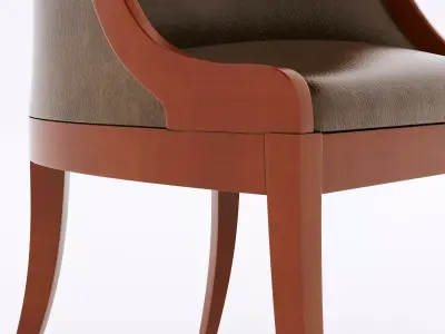 leather armchair 3D model buy