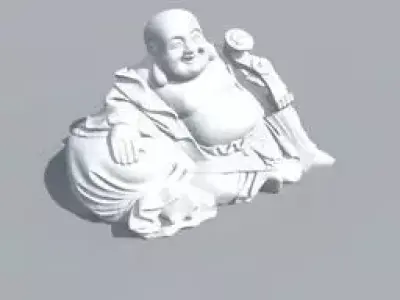 Sitting Budda Free 3D model