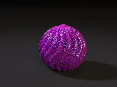 Christmas Ball 7 3D print model