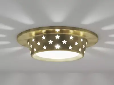 Stars Ceiling Lamp 3D print model