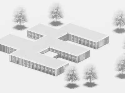 Collection of Public Buildings Interior  Exterior Designs 3D model