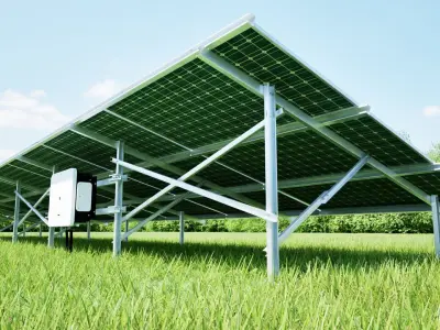 Twinmotion Solar Construction 3x8 Table 3D model