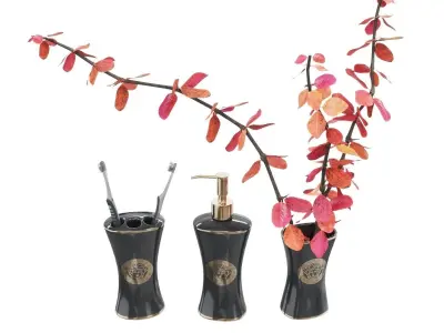 bathroom accessories 3D model