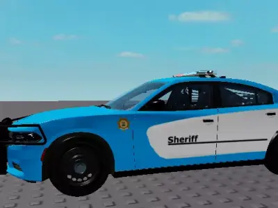 2018 Dodge Charger fully scripted Low-poly 3D model