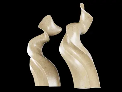 Art Sculpture  Low-poly 3D model