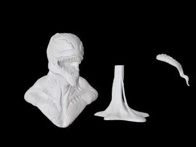 Venom 3D print bust 3D print model