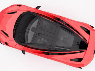 McLaren 765LT 2022 Low-poly 3D model