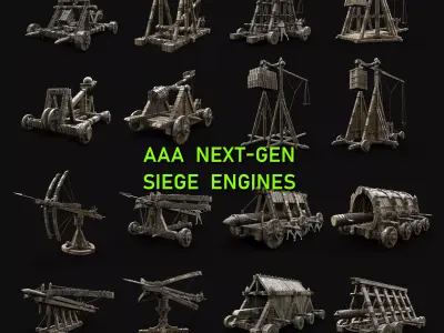 AAA SIEGE ENGINE WAR MACHINES BUILDER COLLECTION PACK