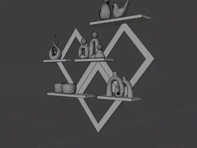 Quadro Decorative Wall 3D model