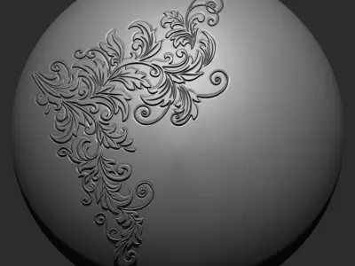 Ornament VDM Brush Pack Vol4 30 in One 3D model