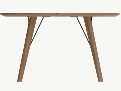 Coffee table Helena round 01 3D model