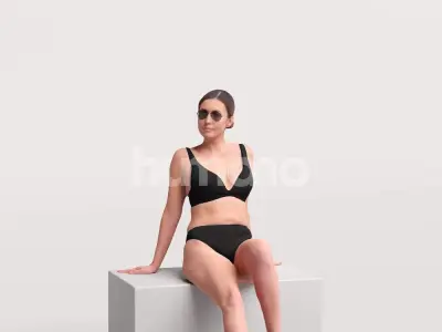 Humano 12-Collection 2511 - LUXURY POOL 2 -12 x 3D models  3D model