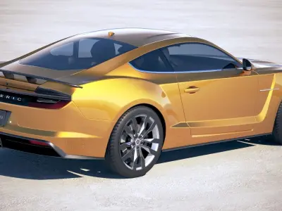 Generic Muscle Car 2018 3D model