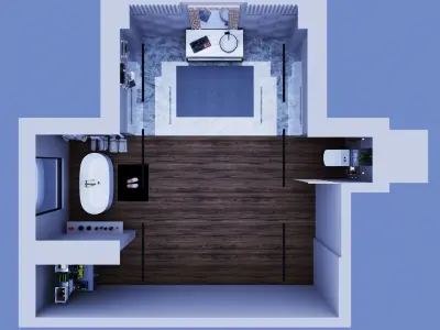 Interior - Bathroom - 240523 3D model