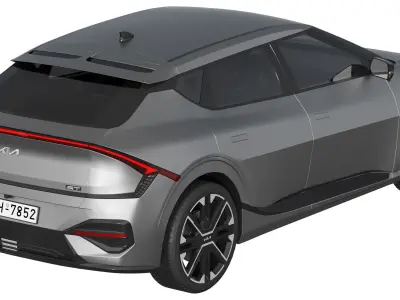 Kia EV6 GT-Line 2025 3D model