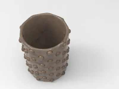 Yuyu Vase Low-poly 3D model