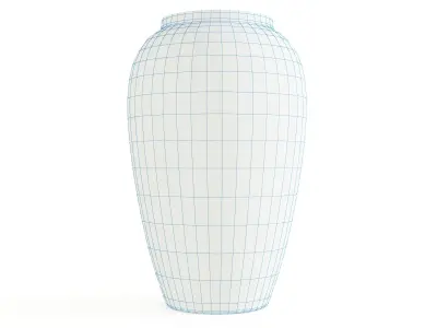 Antique Ceramic Vase - Exquisite 3D Model for Traditional Decor 3D model