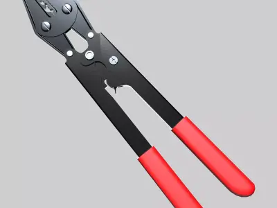 Crimping Tool Low-poly 3D model