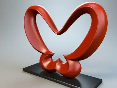 Abstract Figure m01 P 3D print model