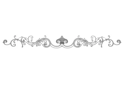 decorative forged patterns 3D model