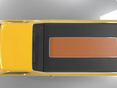 Dodge Deora High Poly and Low Poly 3D model