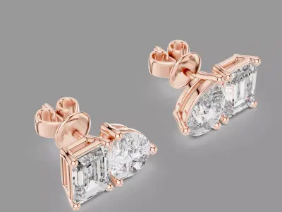 Diamond Studs  3D print model