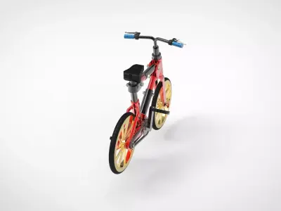 Electric - resizabable cum foldable cycle 3D model