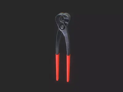 End Cutting Pliers 3D Model - Game Ready Low-poly 3D model