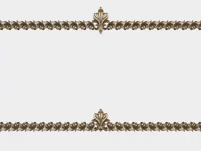Carved decor for cnc 66 3D model