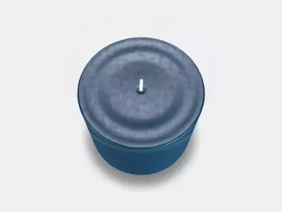 FRUKTSKOG Scented candle in glass 3D model