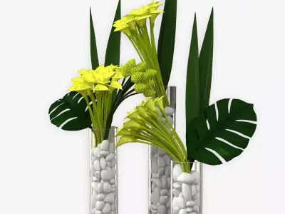 Callas with stones 3D model