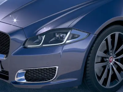 Jaguar XJ50 2019 3D model