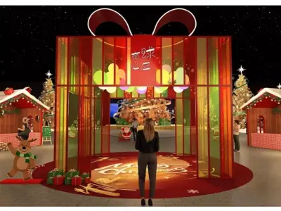 Christmas Town 3D model