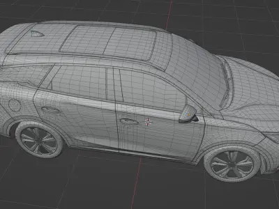 BYD Tang DM 2022 low poly  3D model
