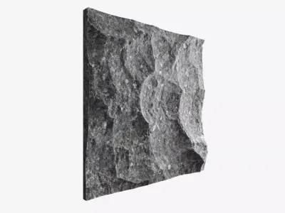 316-RockPanel rock texture 3D model