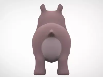 Hippo 3D model