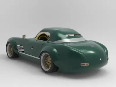 Mercedes 300SL 3D model purchase