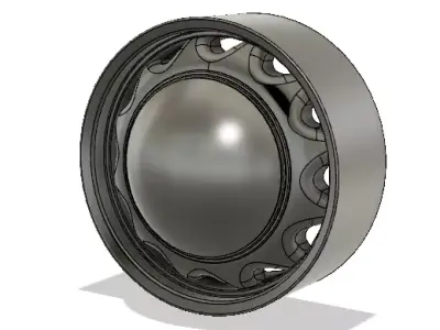 1954 Lancia Aurelia Rim 3D print model